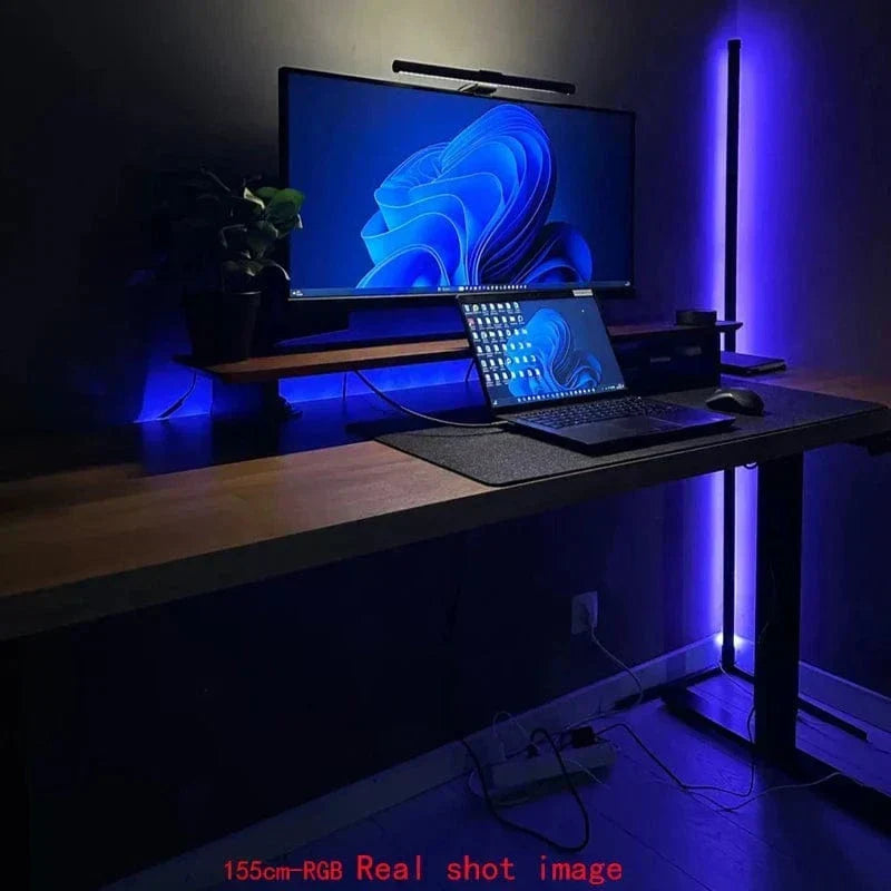 Elegante RGB Hoeklamp met Afstandsbediening - Moderne Verlichting