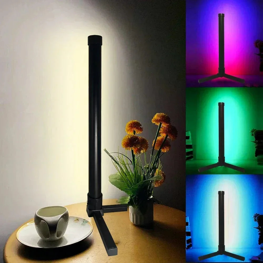 Elegante RGB Hoeklamp met Afstandsbediening - Moderne Verlichting