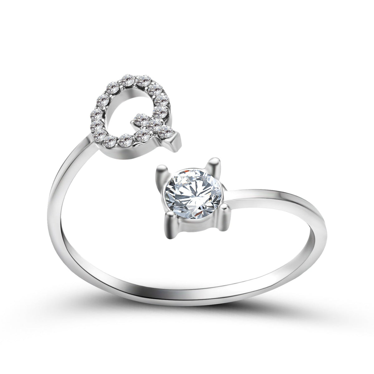 Elegante ring met initialen om herinneringen levend te houden