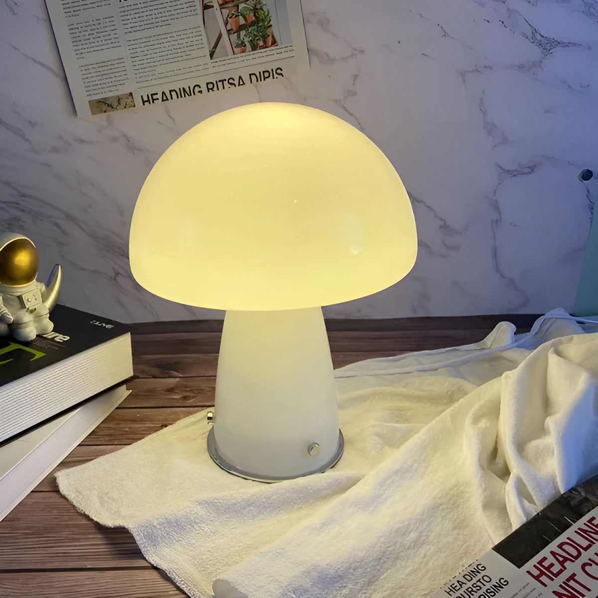 Elegante Scandinavische paddenstoellamp