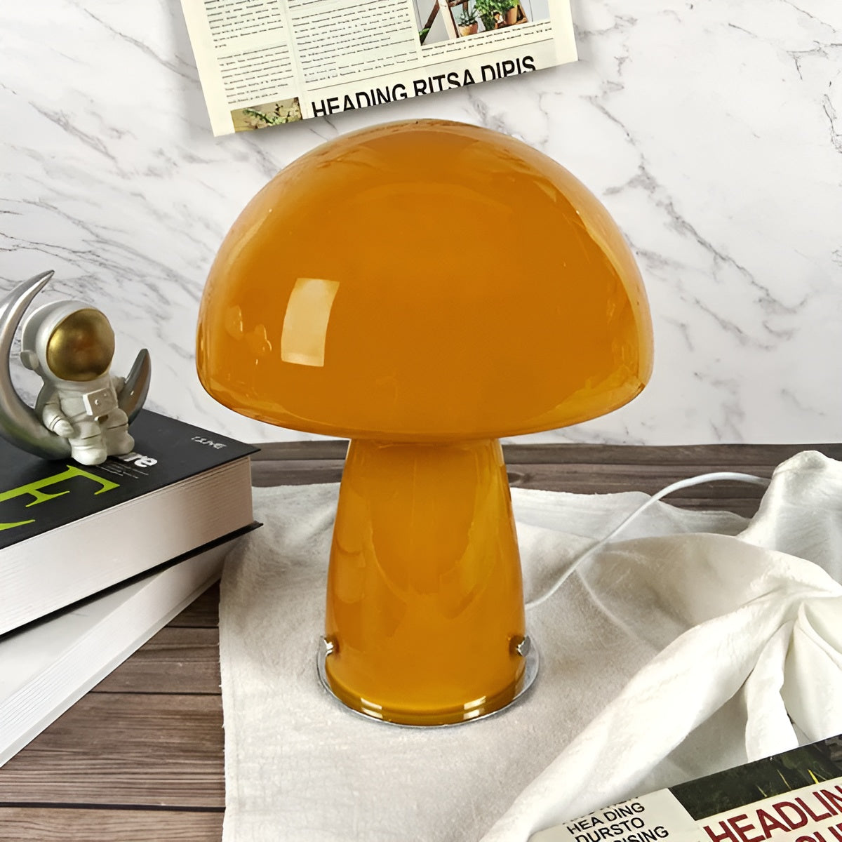 Elegante Scandinavische paddenstoellamp