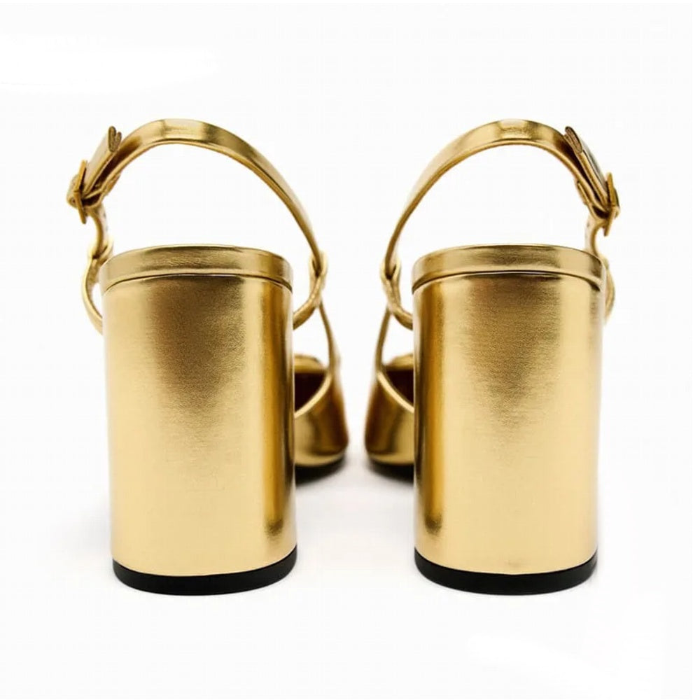 Elegante Slingback Pumps voor Dames - Moderne Hoge Hakken voor Kantoor