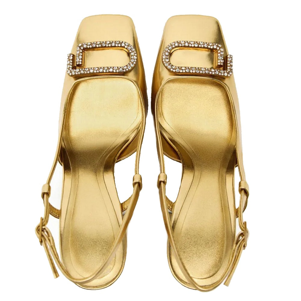 Elegante Slingback Pumps voor Dames - Moderne Hoge Hakken voor Kantoor