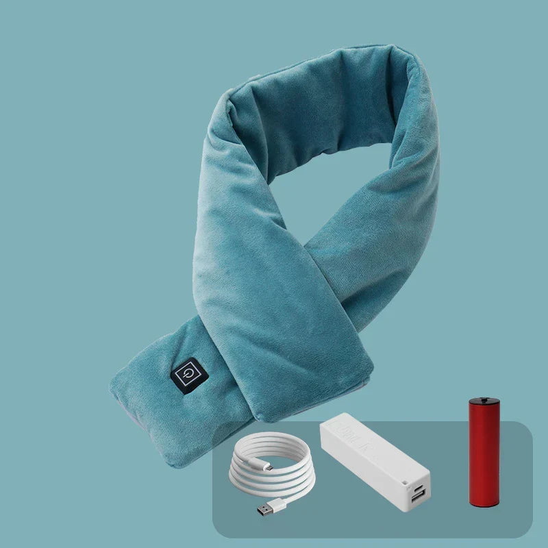 Elektrisch verwarmde sjaal