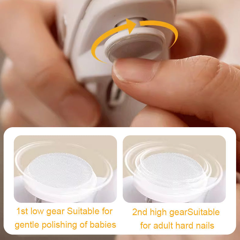 Elektrische teennagelknipper met instelbare snelheid