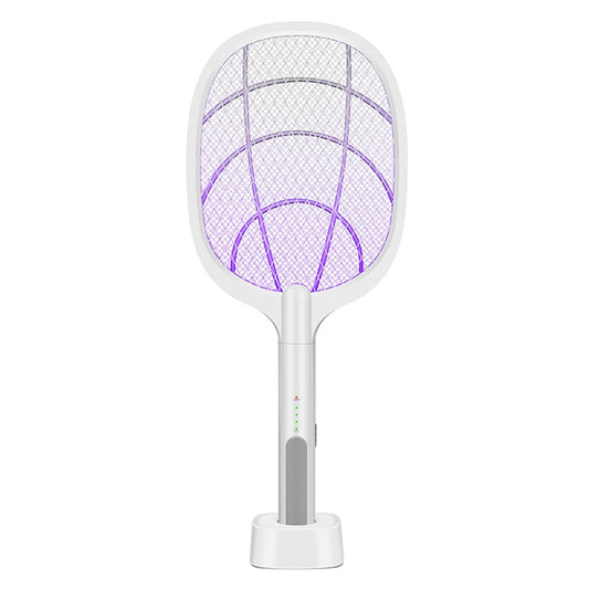 Elektrische Vliegenmepper Racket – Via USB Oplaadbare Insectenverdelger met Led-loktechnologie