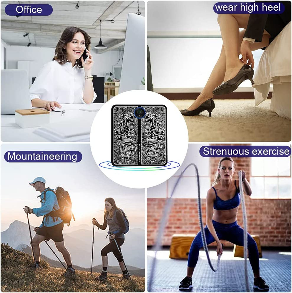 EMS Voetstimulator met Reflexologie & 9 Intensiteitsniveaus