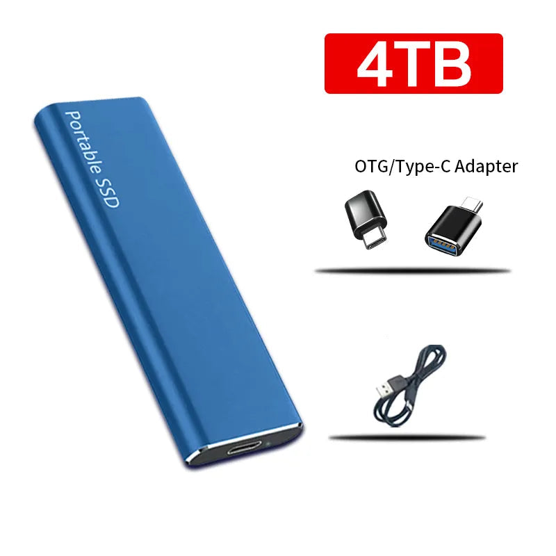 Externe harde schijf 4 TB - USB-C draagbare data-opslag