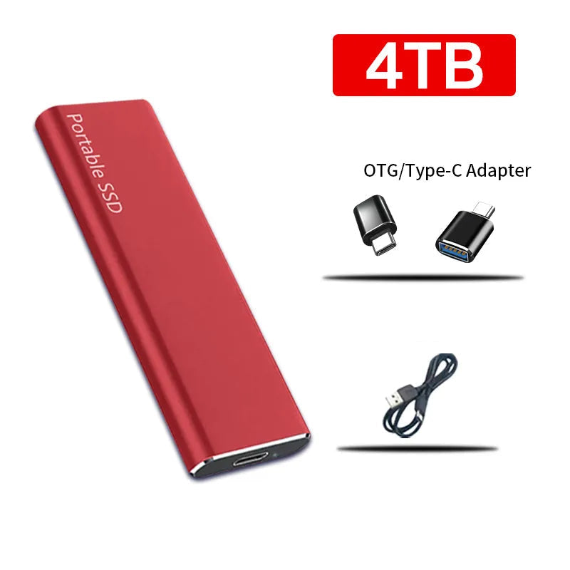 Externe harde schijf 4 TB - USB-C draagbare data-opslag