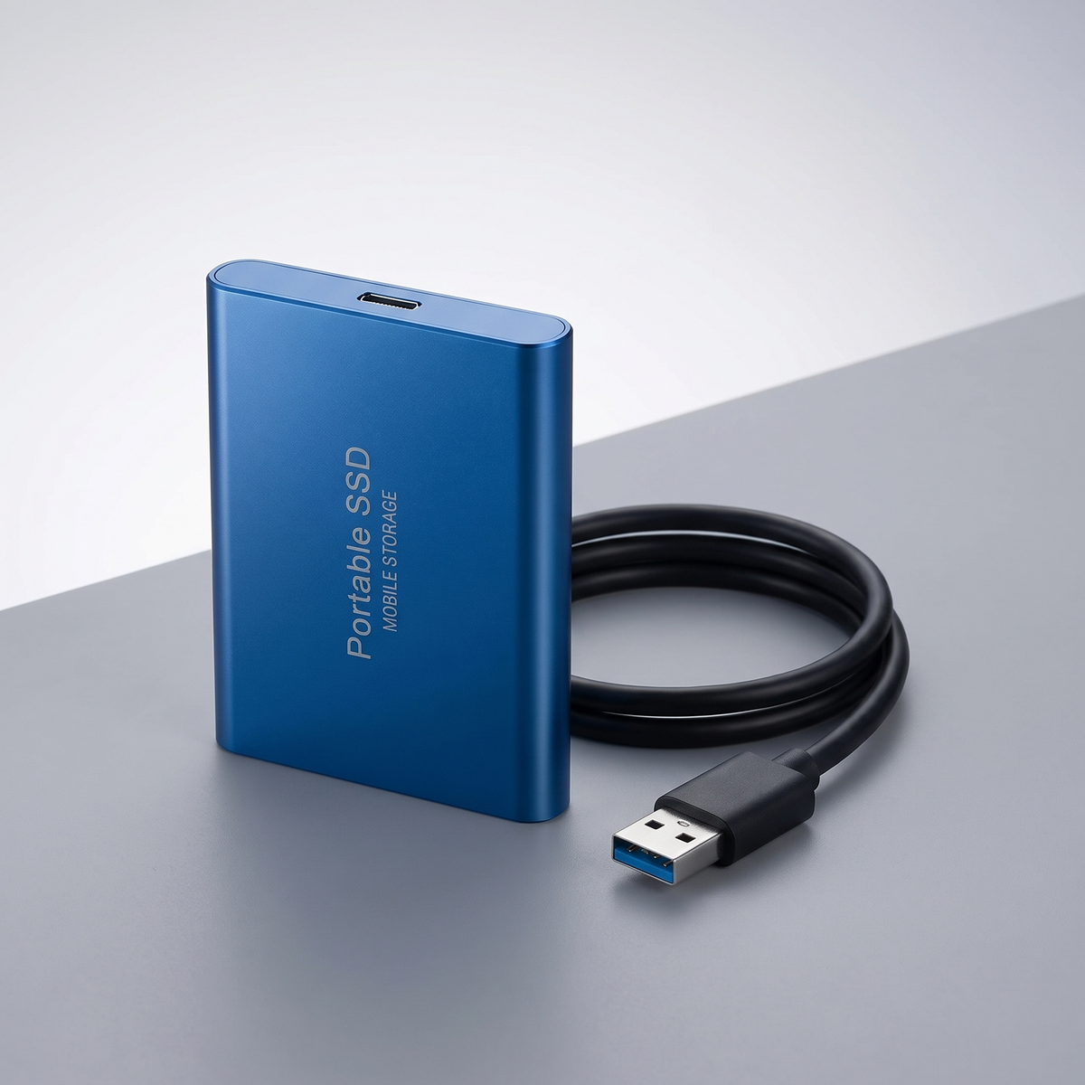 Externe SSD-schijf met overdrachtssnelheid van 1050 MB/s | Draagbare opslag 128 GB voor snelle datatoegang