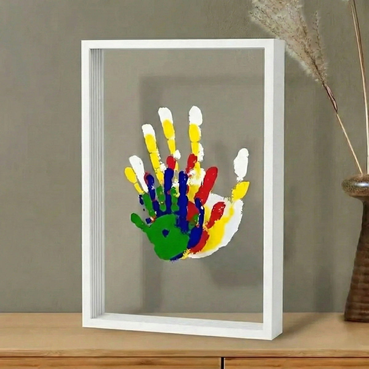 Familieportret – Handafdruk portret als cadeau
