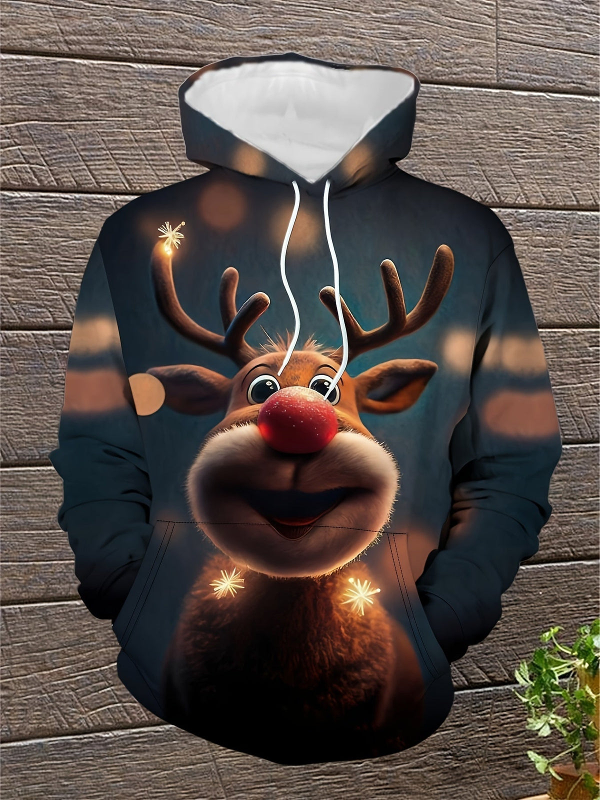 Feestelijke Rudolph hoodie – Comfortabel en vrolijk