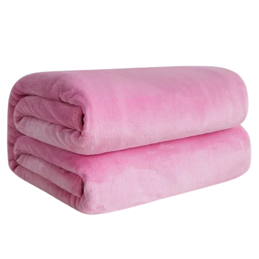 Flanellen deken van coralfleece