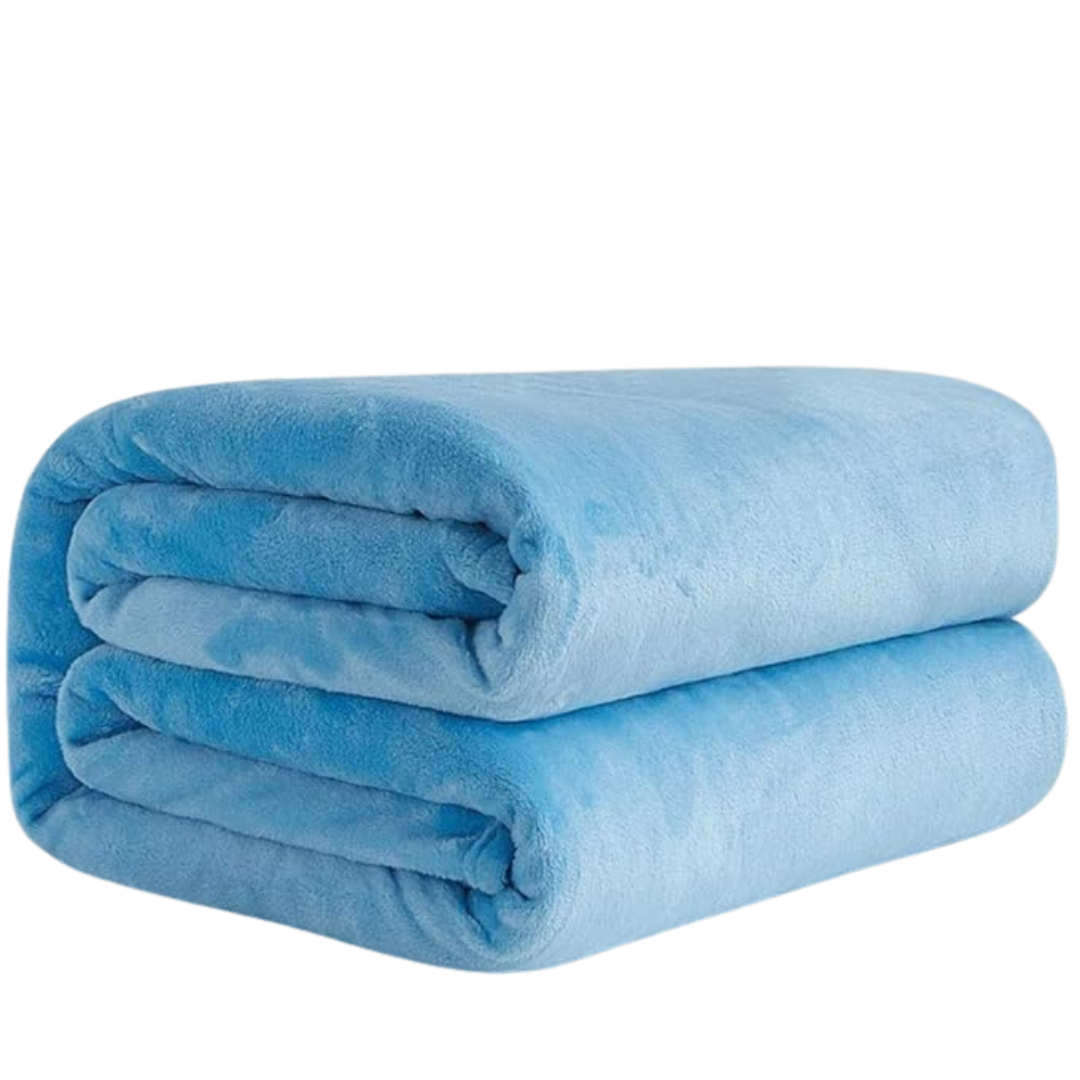 Flanellen deken van coralfleece