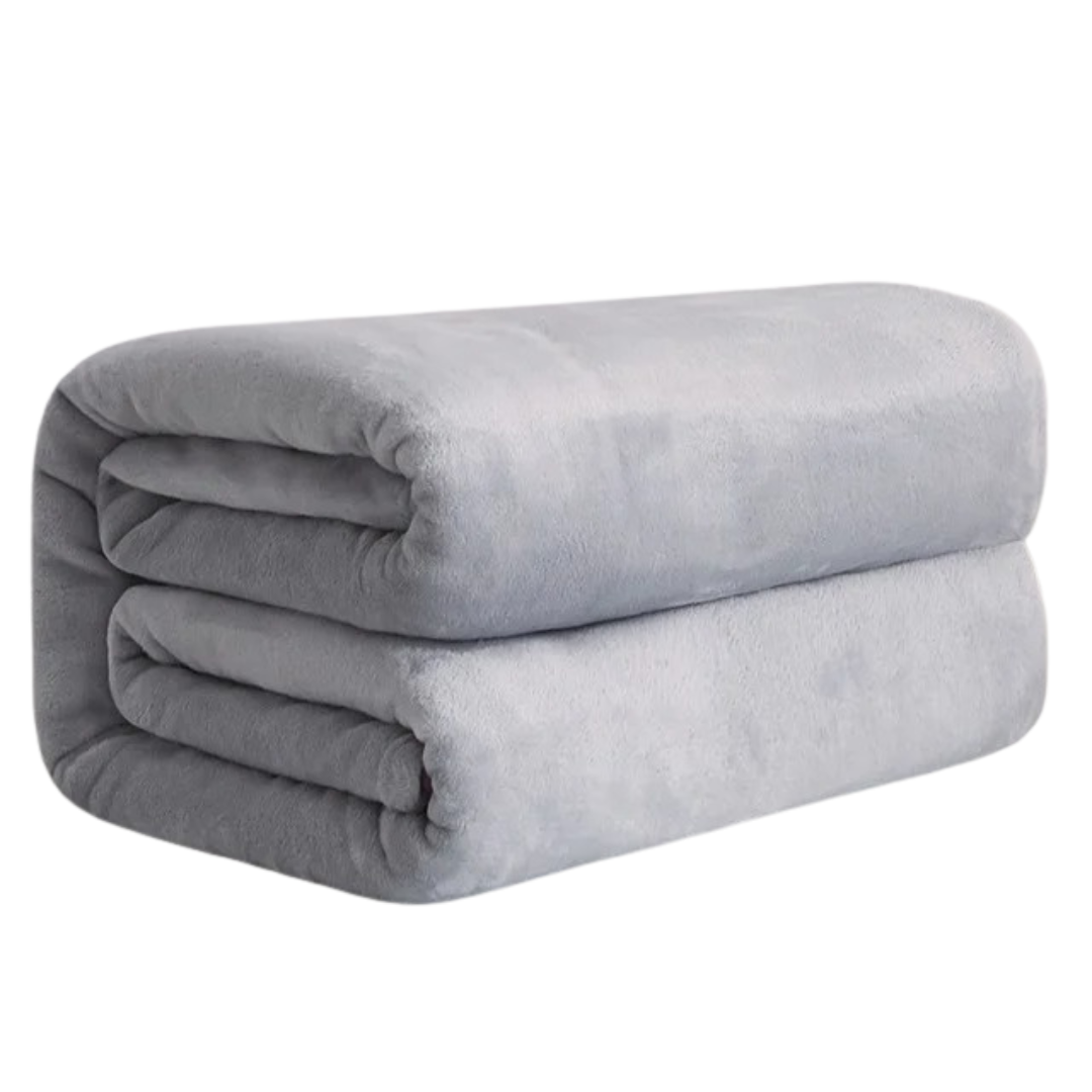 Flanellen deken van coralfleece