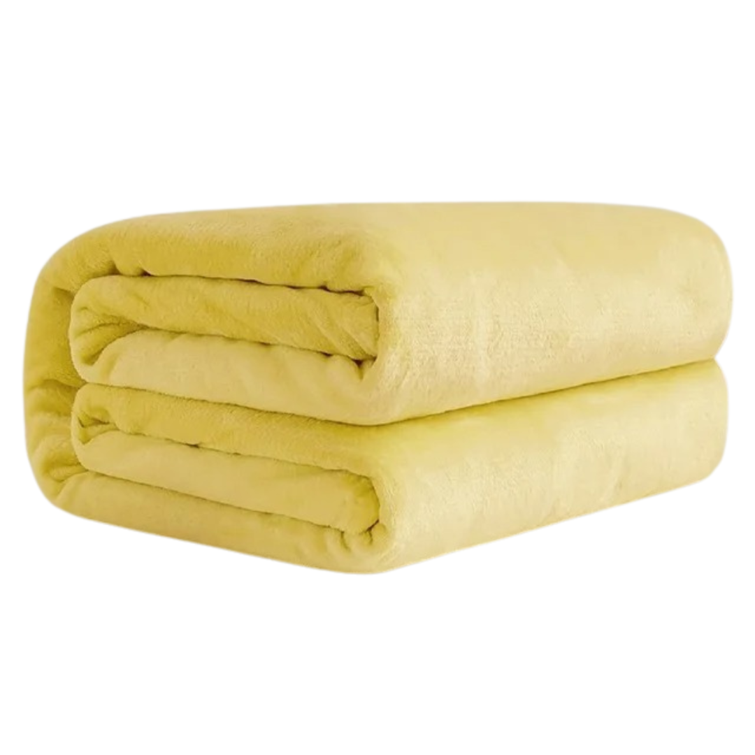 Flanellen deken van coralfleece