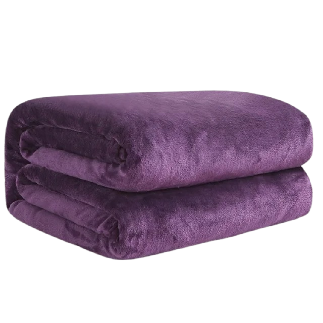 Flanellen deken van coralfleece