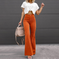 Flared broek met hoge taille voor dames