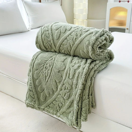 Fleece deken met jacquardpatroon Paris Weave