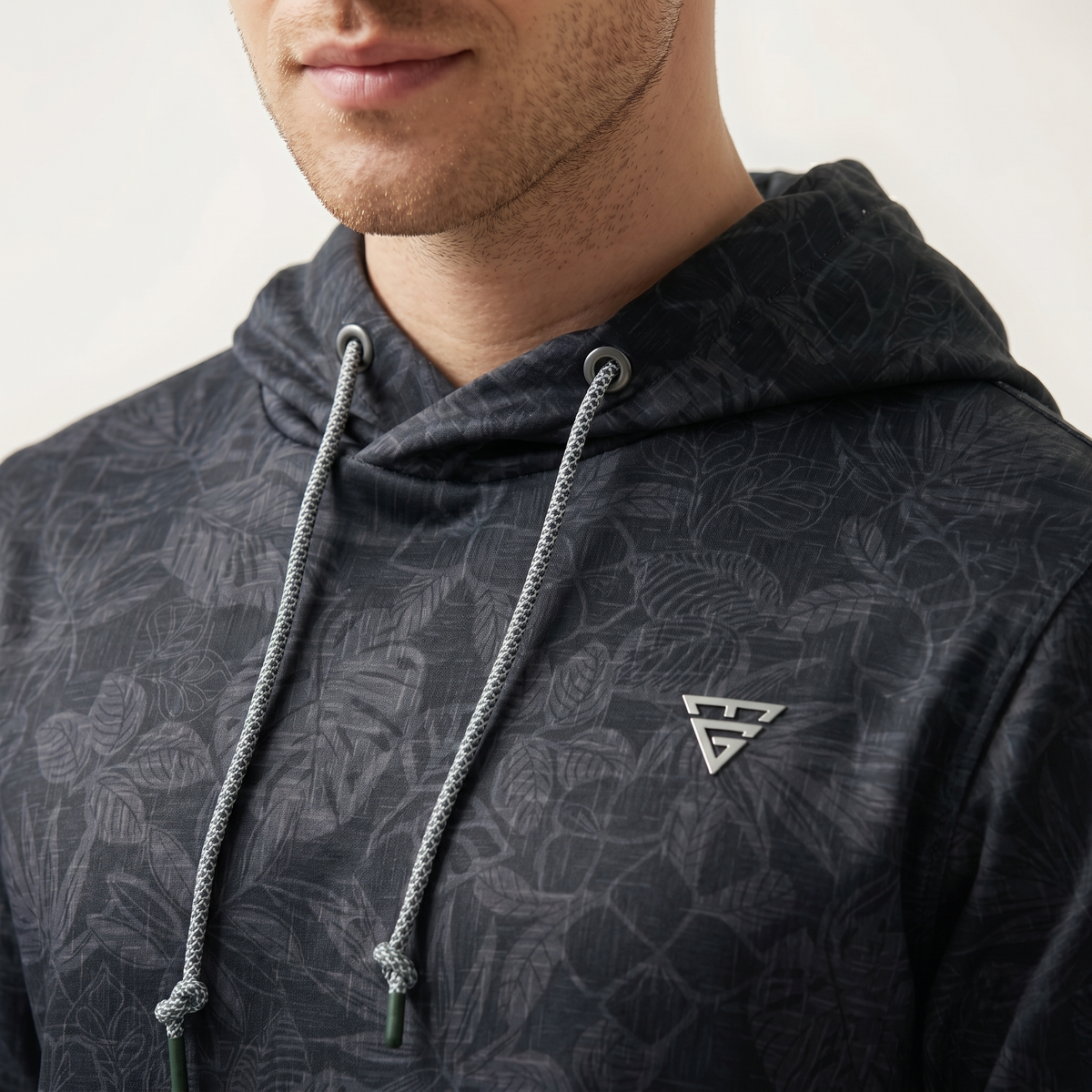 Fleece Hoodie voor Heren met Print | Lichtgewicht en Ademend | Casual Sportieve Stijl