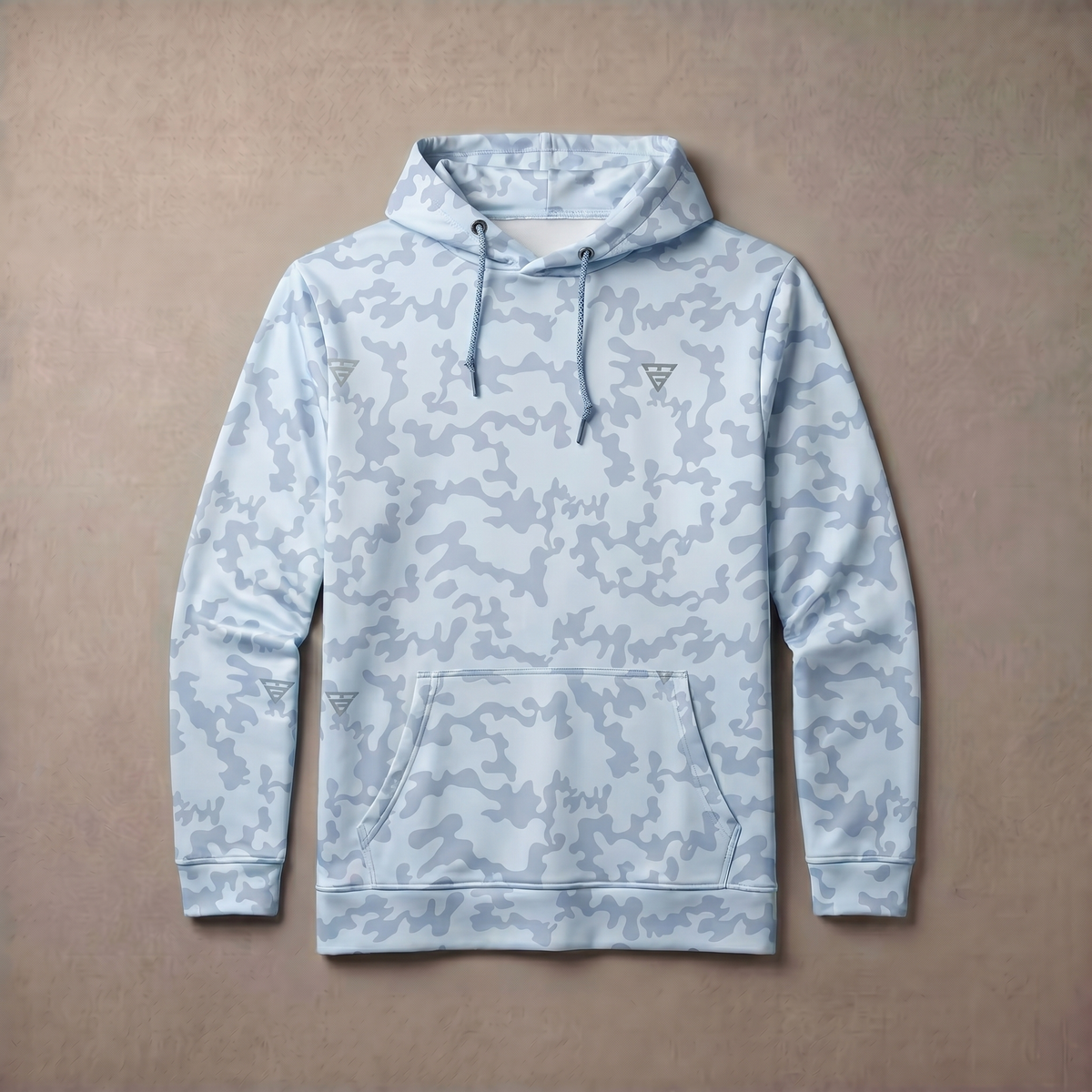 Fleece Hoodie voor Heren met Print | Lichtgewicht en Ademend | Casual Sportieve Stijl