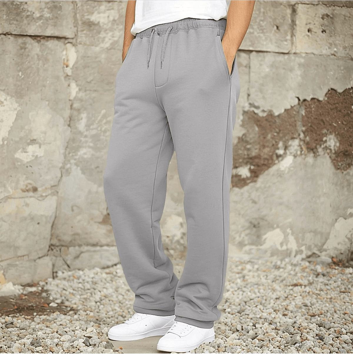 Fleece joggingbroek voor heren