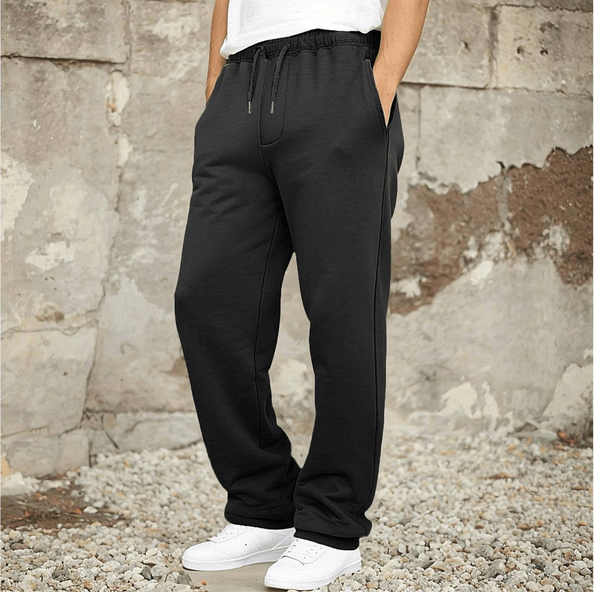 Fleece joggingbroek voor heren