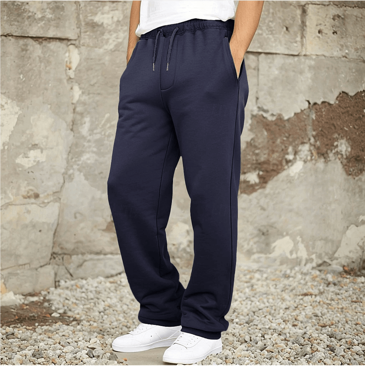 Fleece joggingbroek voor heren