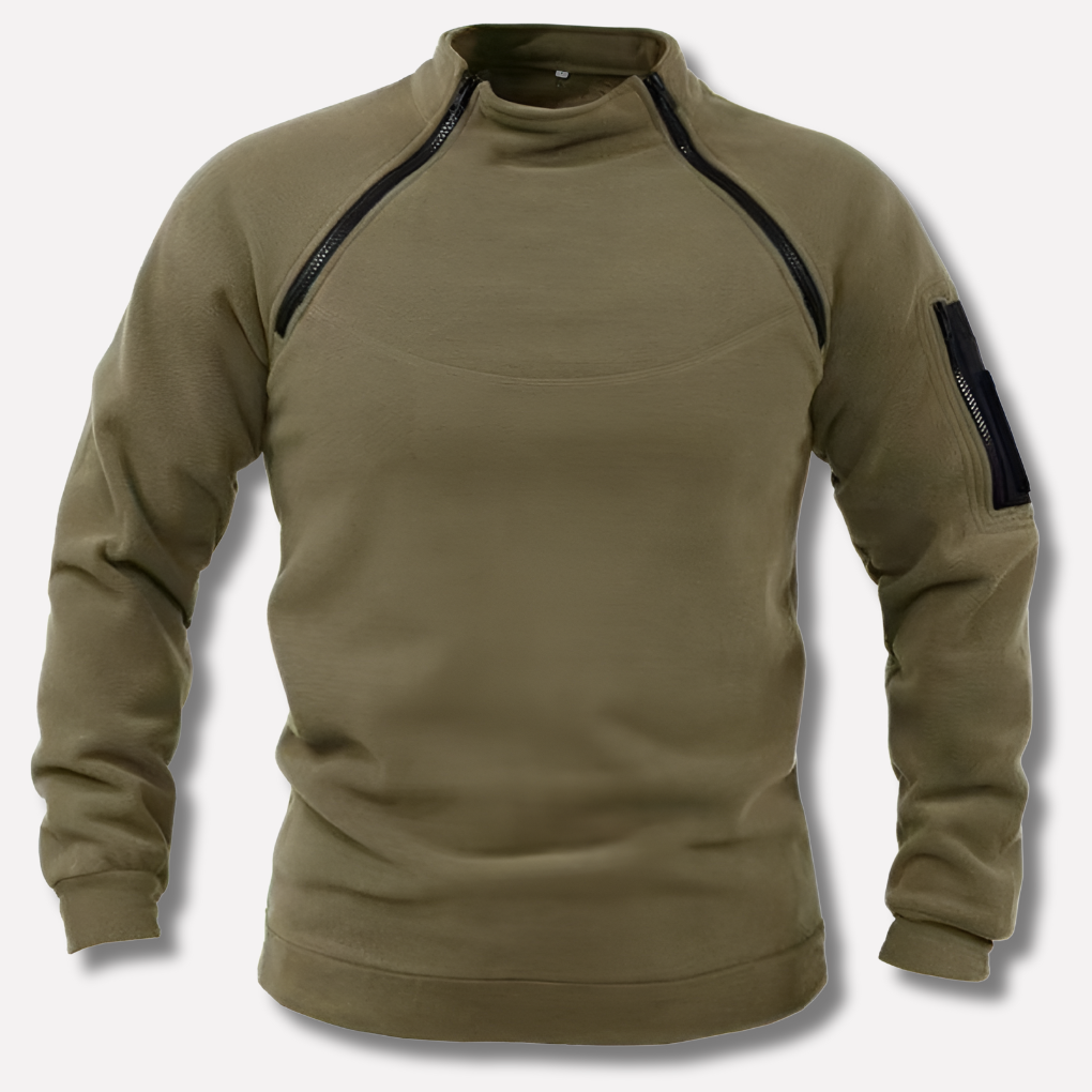 Fleece trui voor heren – Functionele laag voor outdoor & terreingebruik