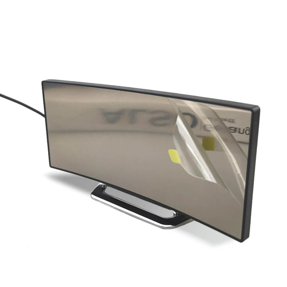 Gebogen digitale led-wekker