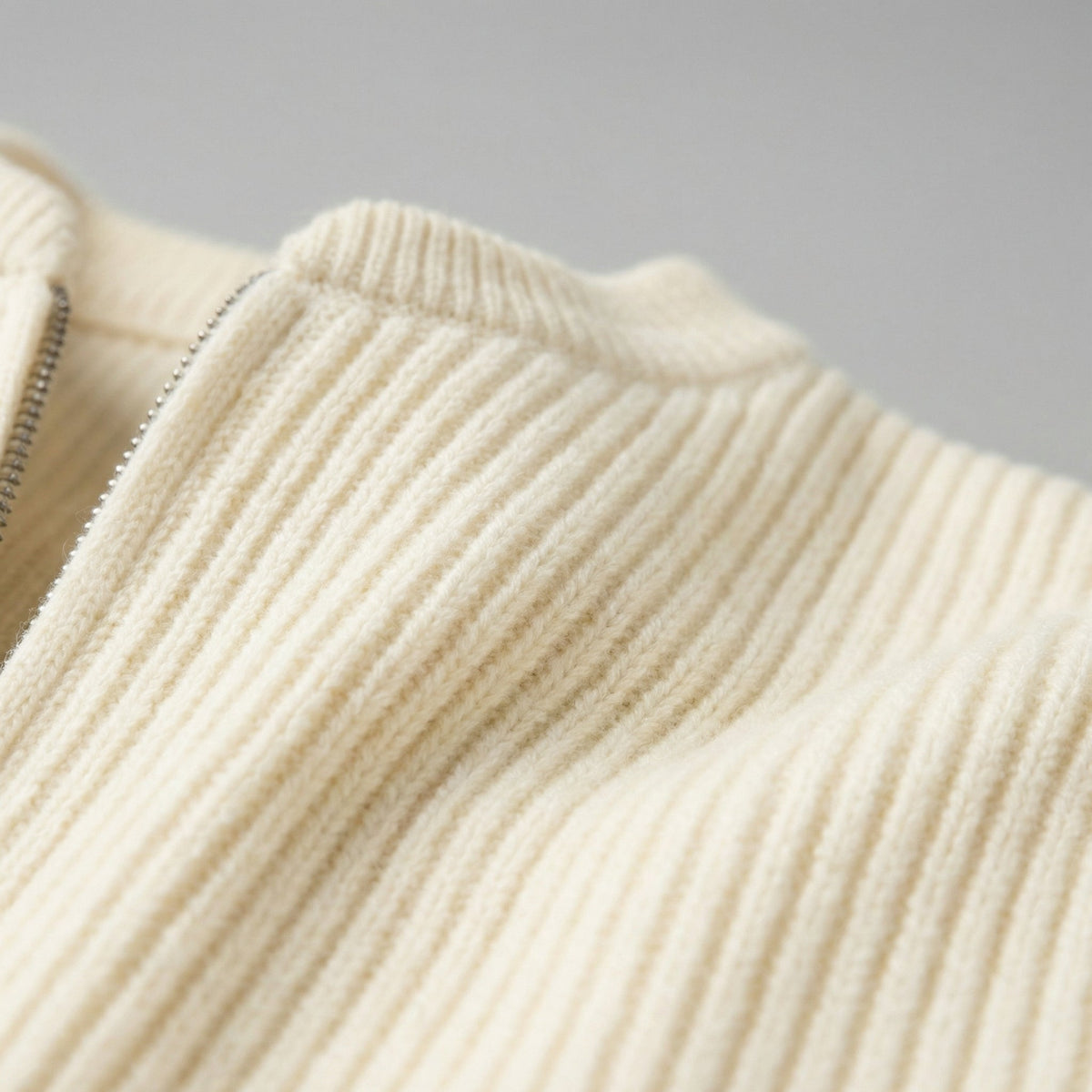 Gebreid vest voor heren met ritssluiting