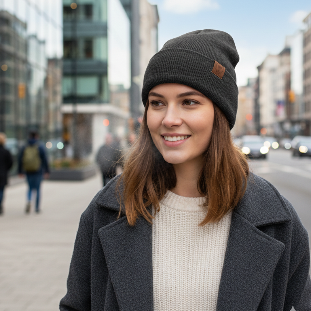 Gebreide beanie