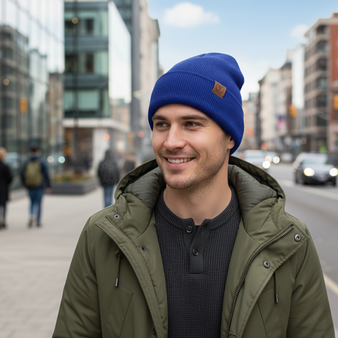 Gebreide beanie