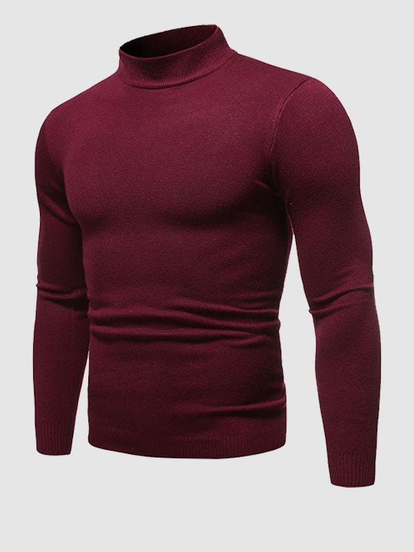 Gebreide coltrui voor heren slim fit
