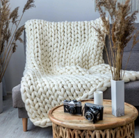 Gebreide deken van merinowol – Warmte & luxe