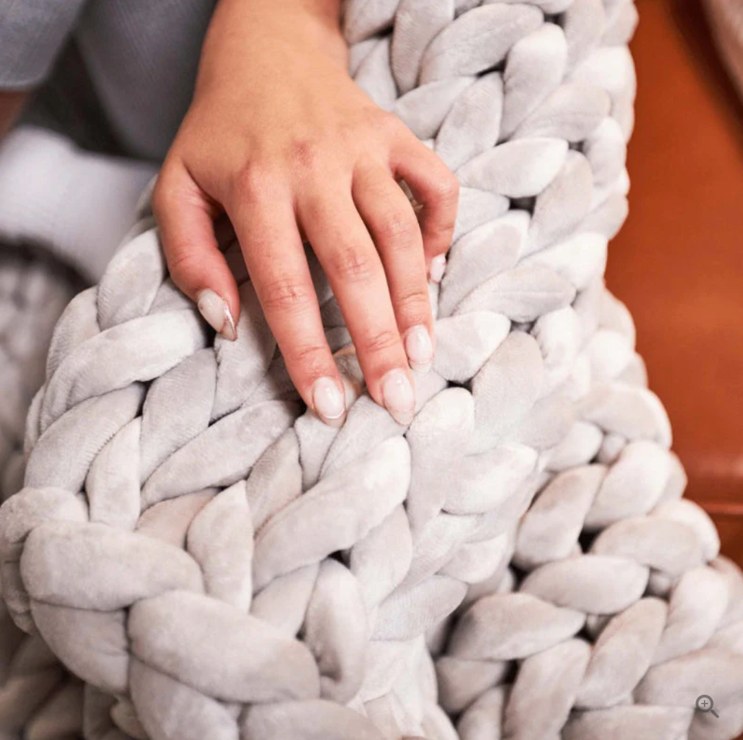 Gebreide deken van merinowol – Warmte & luxe