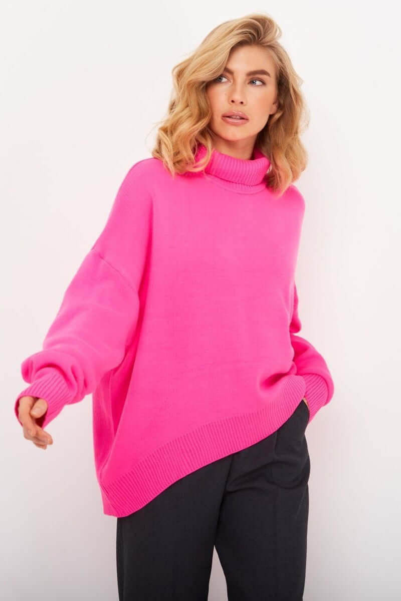 Gebreide oversized coltrui voor dames