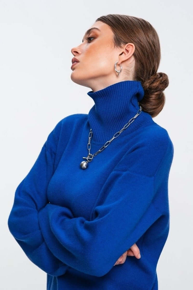 Gebreide oversized coltrui voor dames