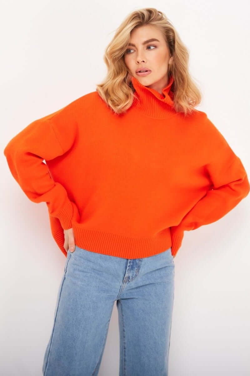 Gebreide oversized coltrui voor dames