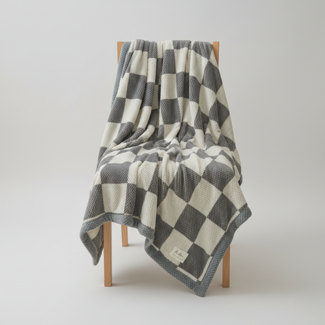 Gebreide sprei