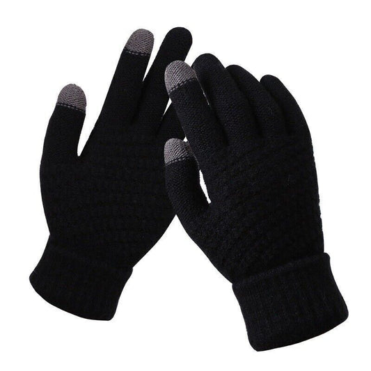 Gebreide touchscreen handschoenen voor dames
