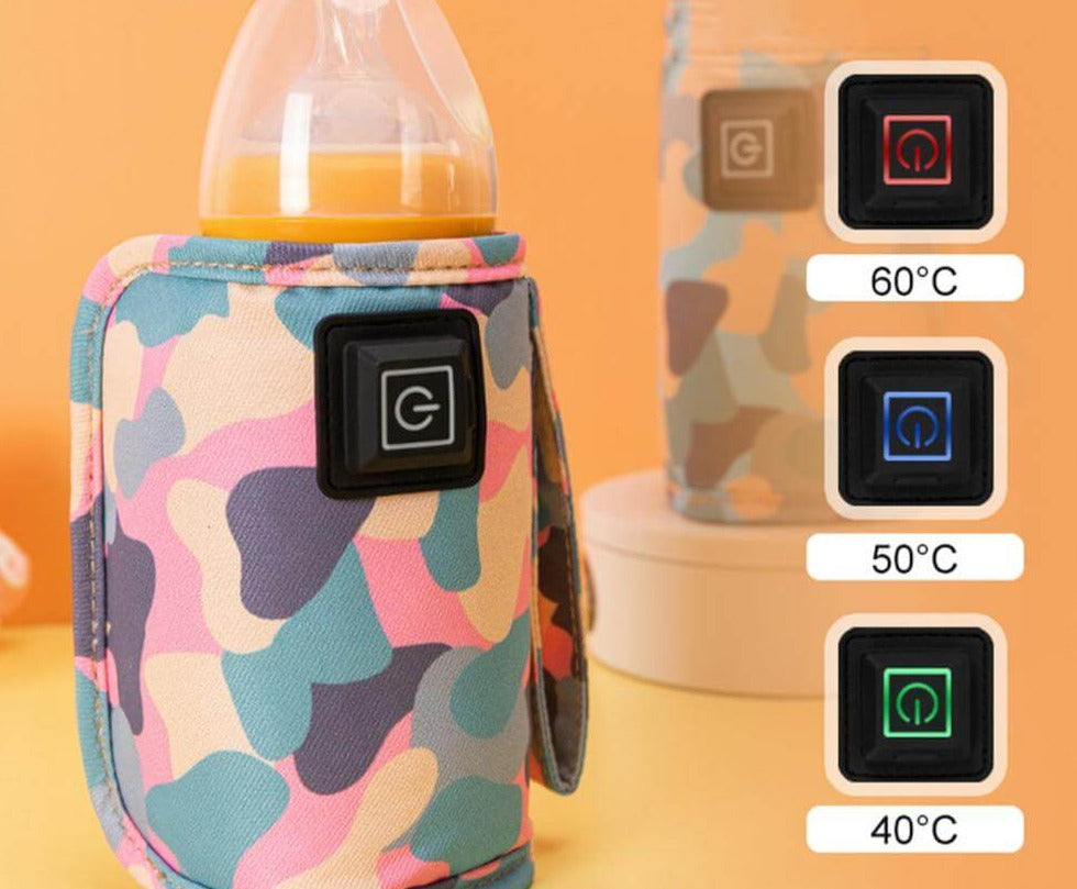 Geïsoleerde babyflessenwarmer