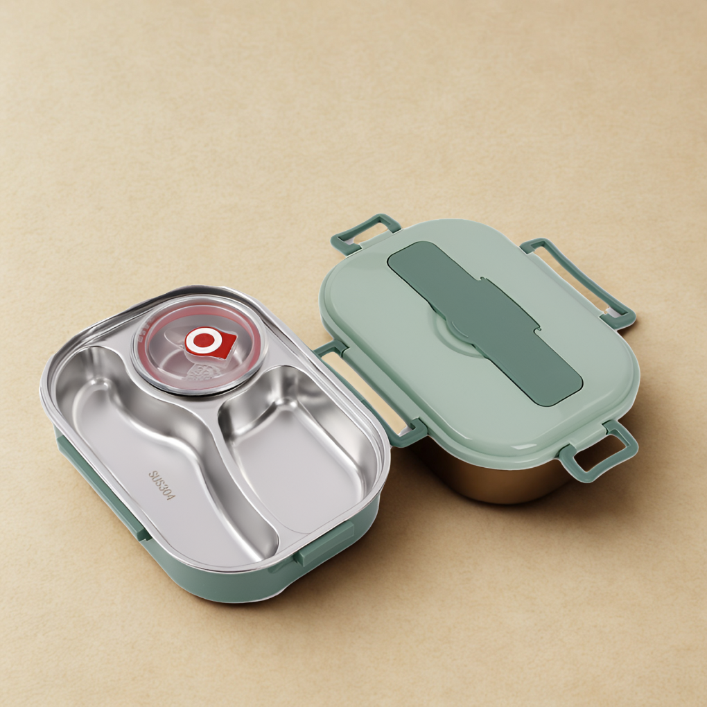 Geïsoleerde roestvrijstalen lunchbox