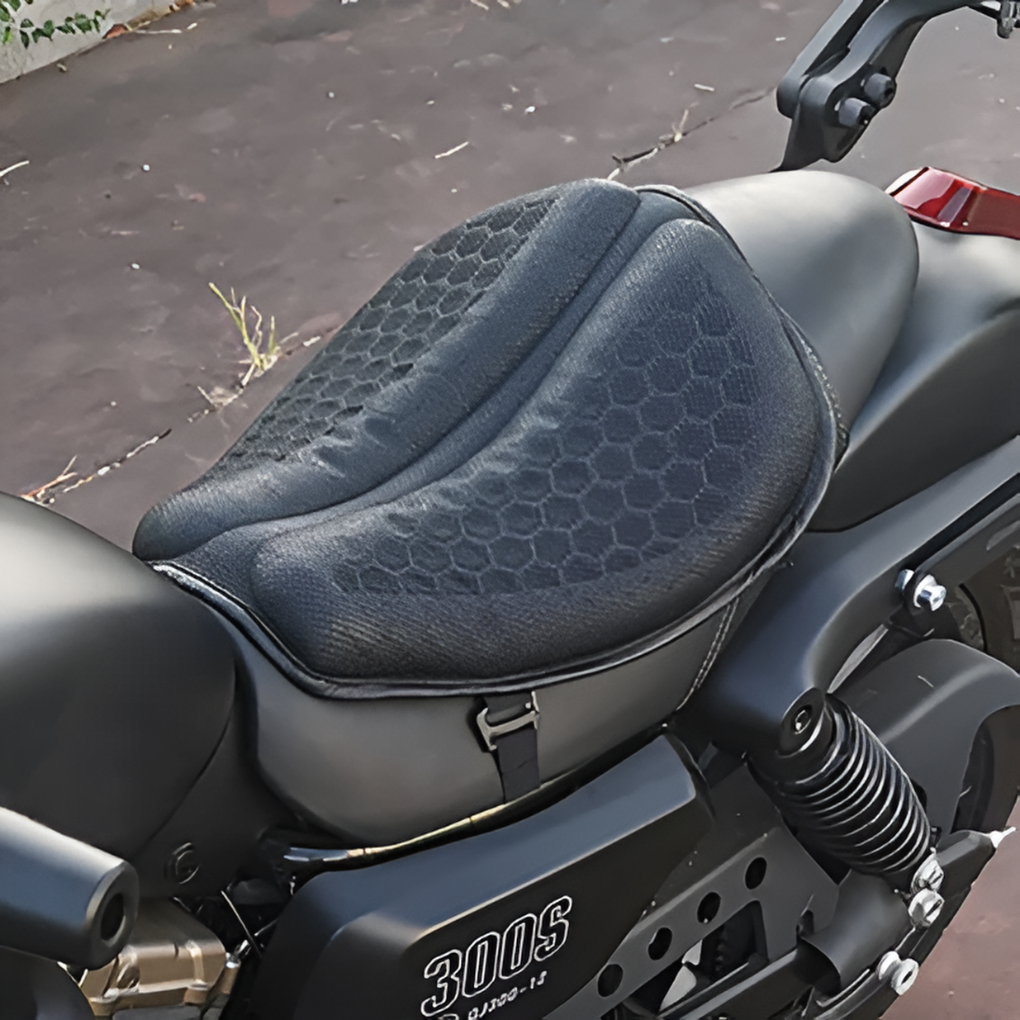 Gel zadelkussen voor de motor voor lange ritten