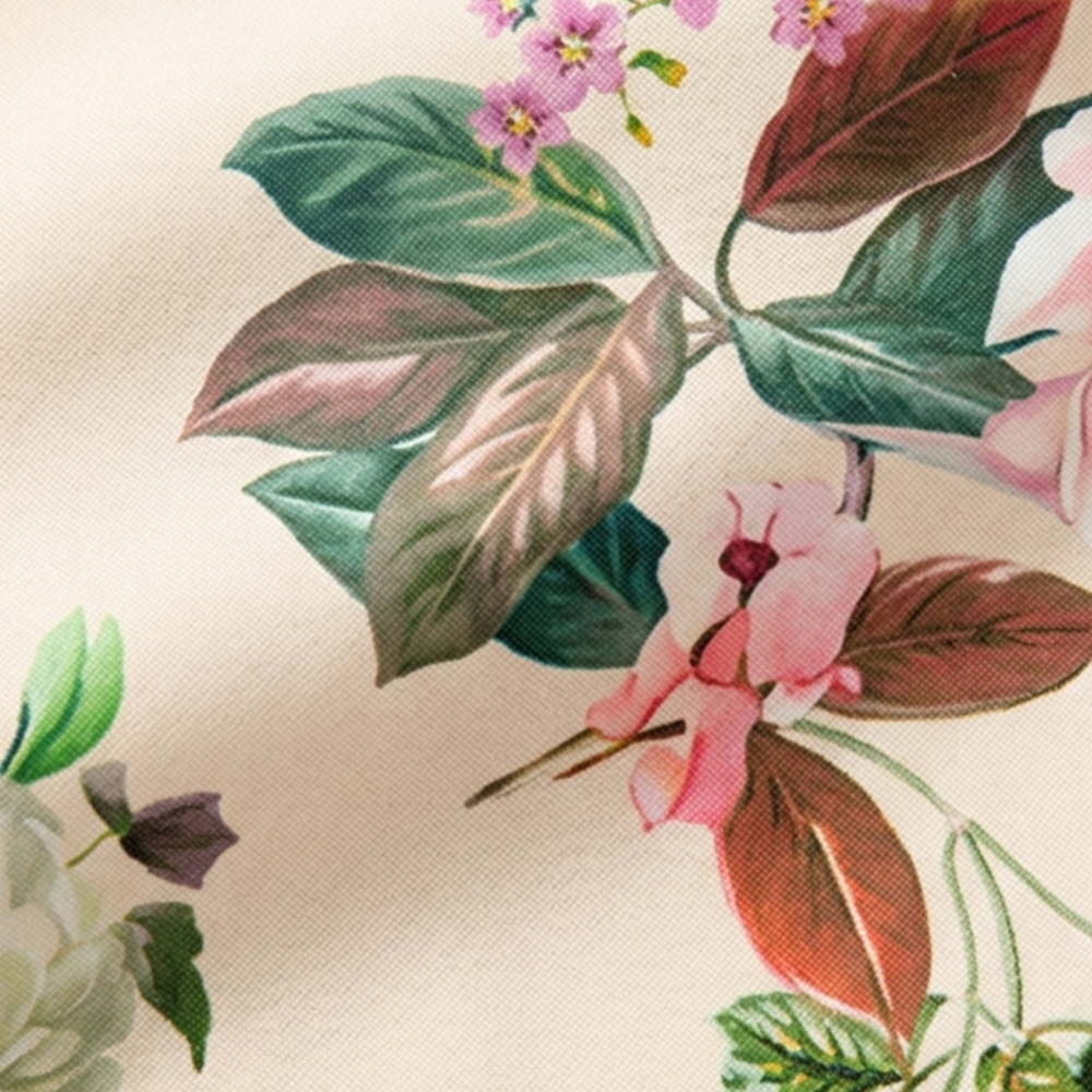 Gelaagde jurk met bloemenprint