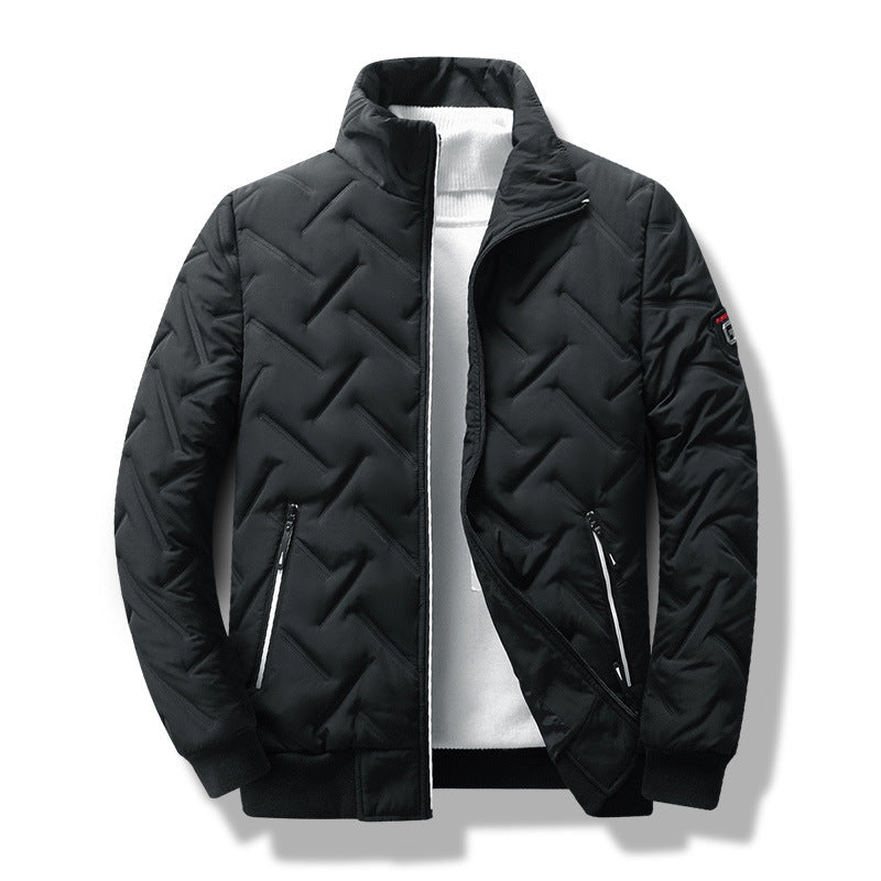 Gewatteerd Herenjack - Stijlvol en Modern met Slim Fit Pasvorm