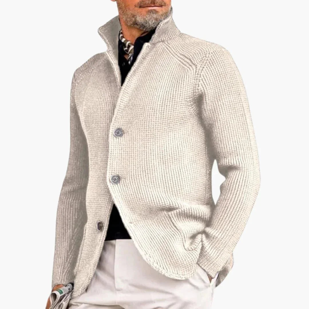 Gepersonaliseerd Heren Vest Cardigan - Stijlvol & Comfortabel