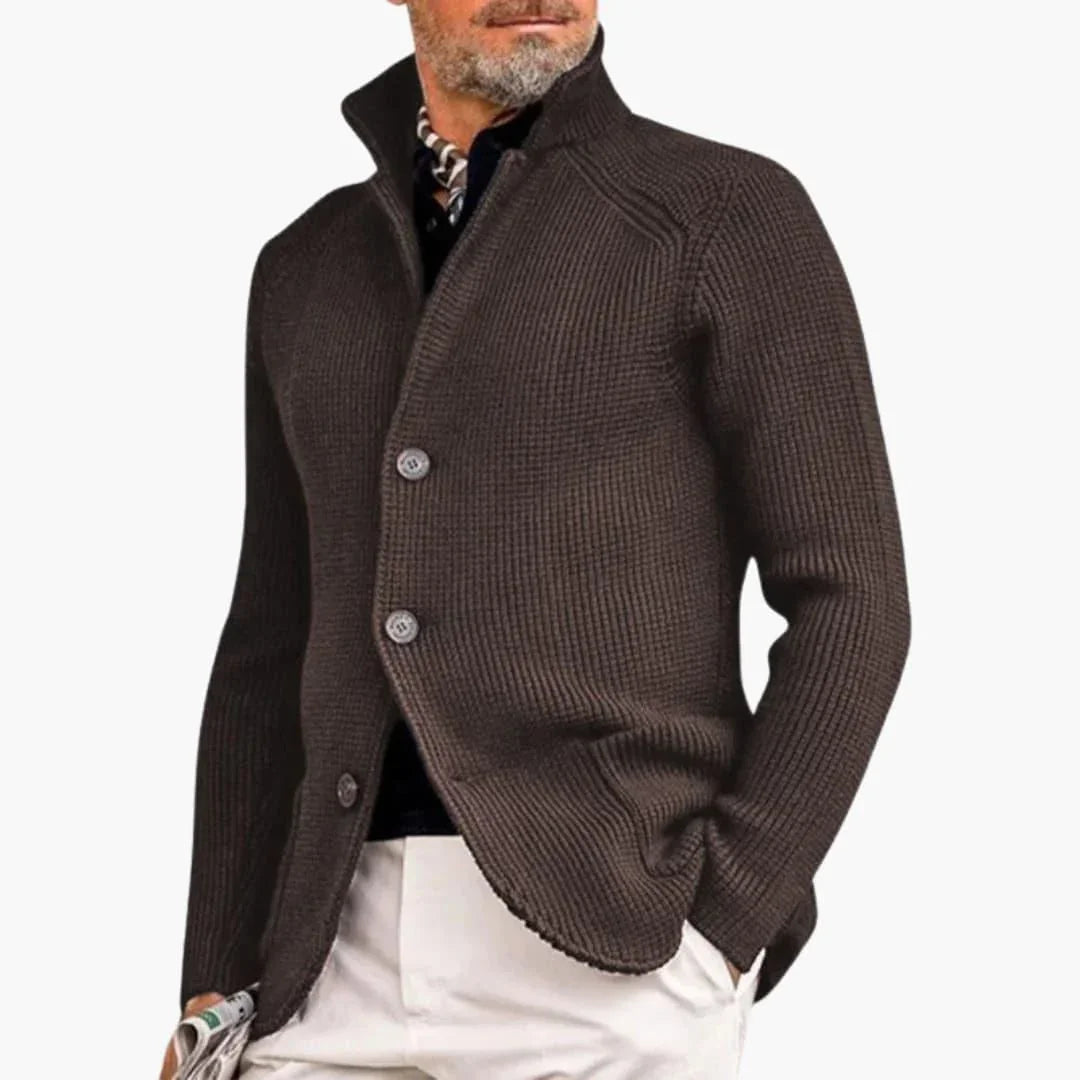 Gepersonaliseerd Heren Vest Cardigan - Stijlvol & Comfortabel