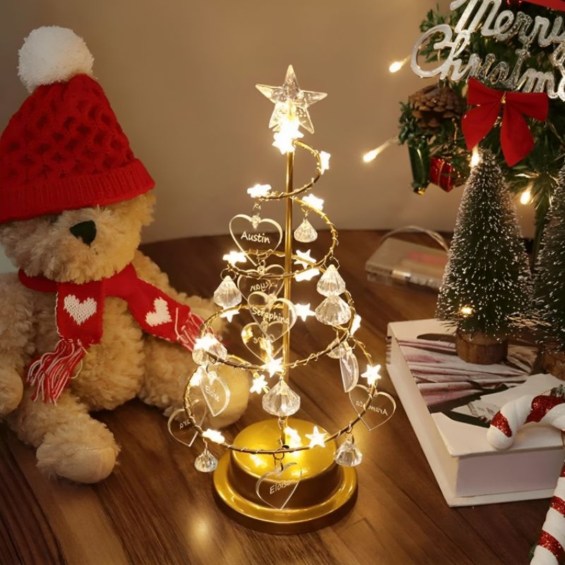 Gepersonaliseerde kerstboomhangers – stamboom