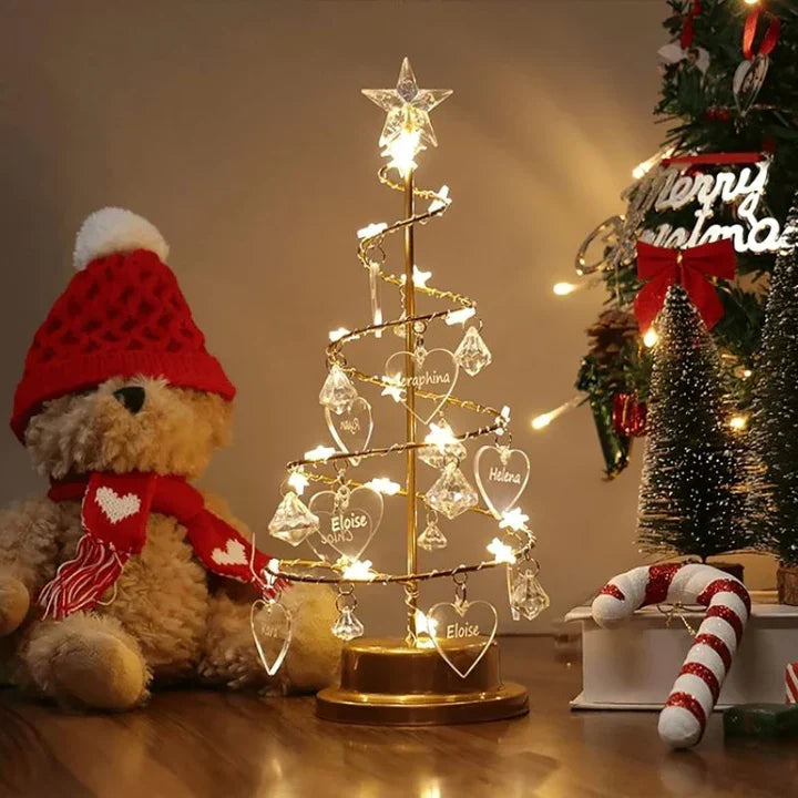 Gepersonaliseerde kerstboomhangers – stamboom